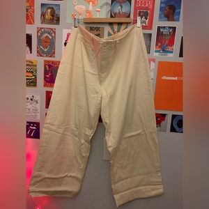 Targets A New Day, white wide leg pants, size 16